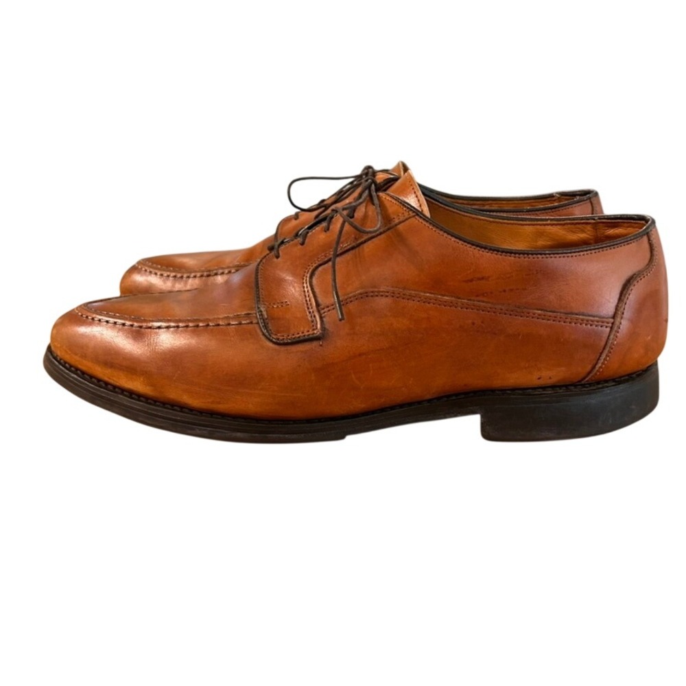 Allen Edmonds Delray Split Toe Oxford Chili Brown Leather Mens 13 EEE 4355